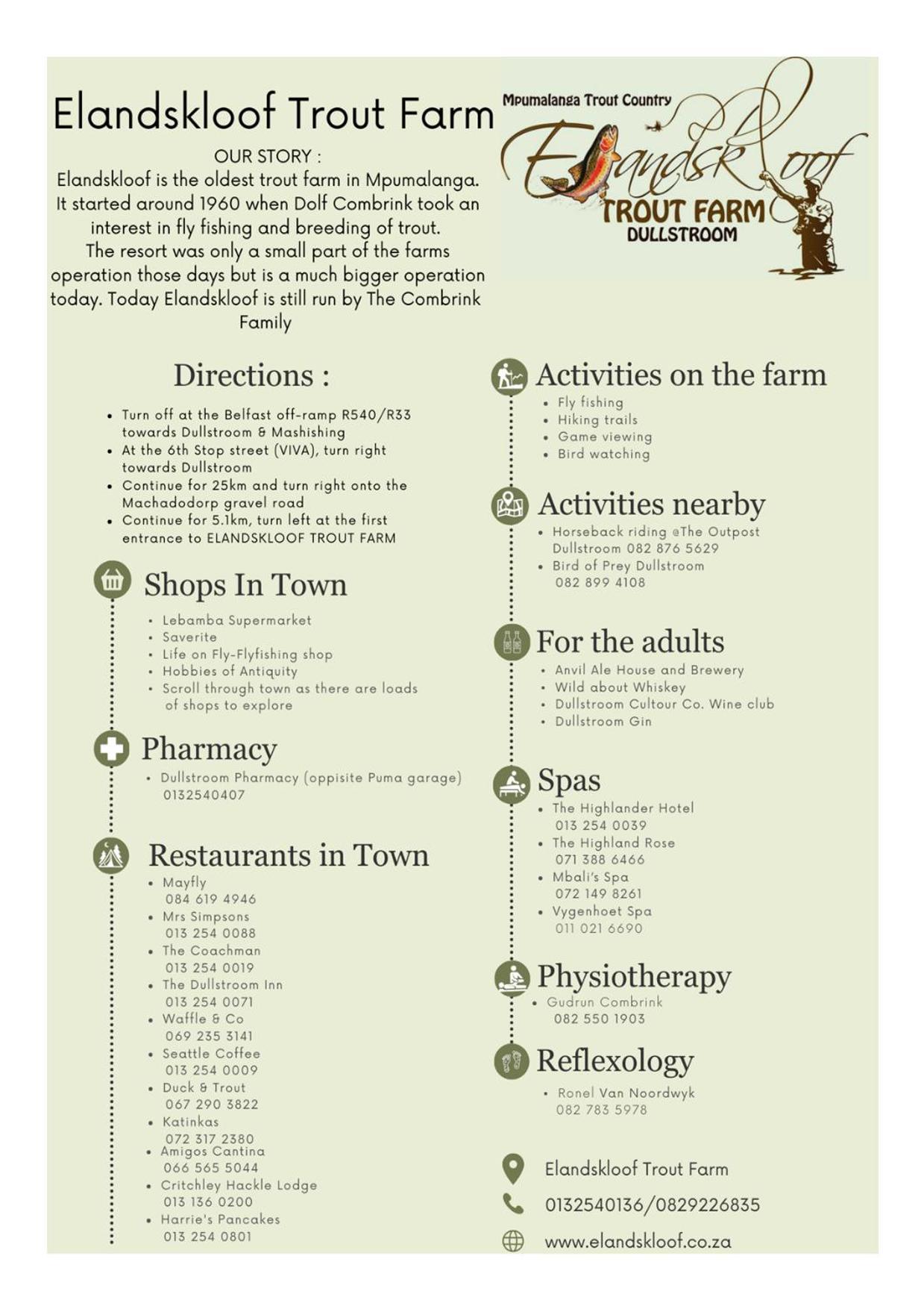 Elandskloof Trout Farm ξενώνας Dullstroom Εξωτερικό φωτογραφία